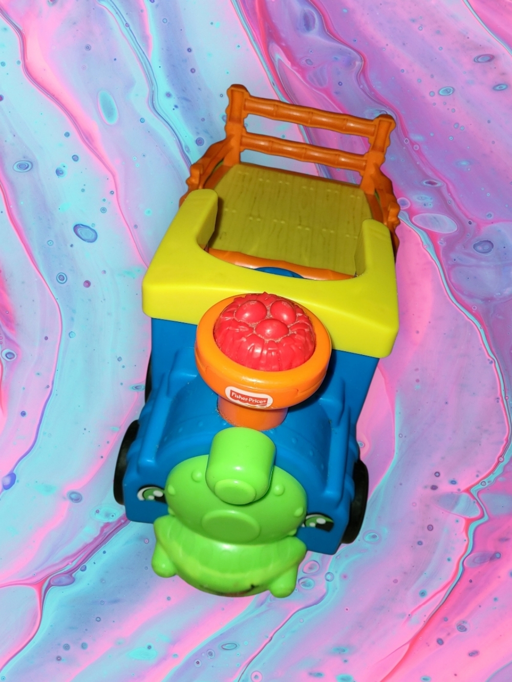 Fisher-Price zoo train (works)